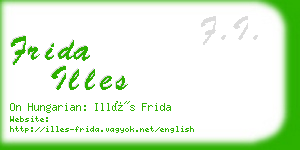 frida illes business card